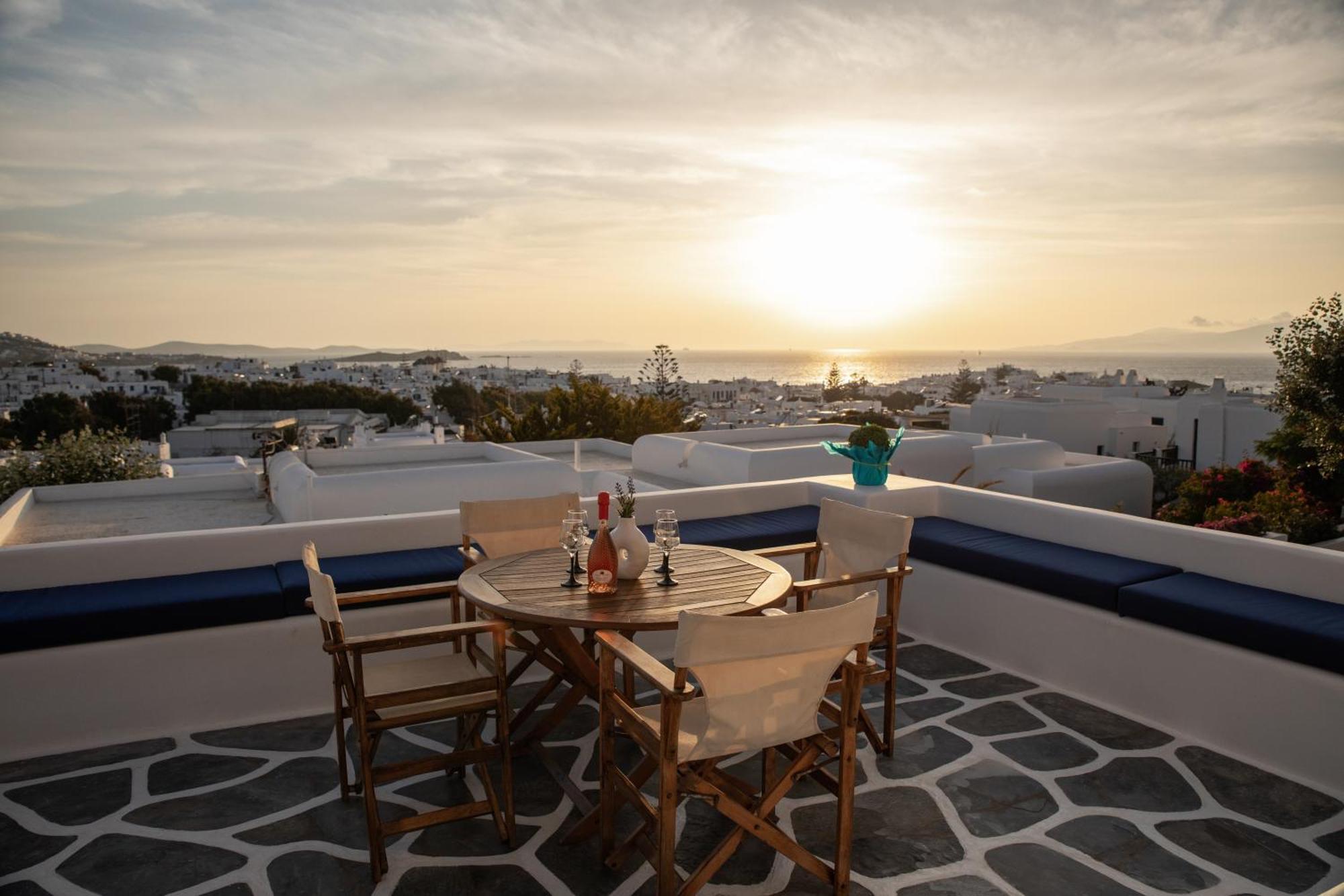 Callisti Mykonos Town With Pool View And Calypso Upper Floor With Sea View Zewnętrze zdjęcie