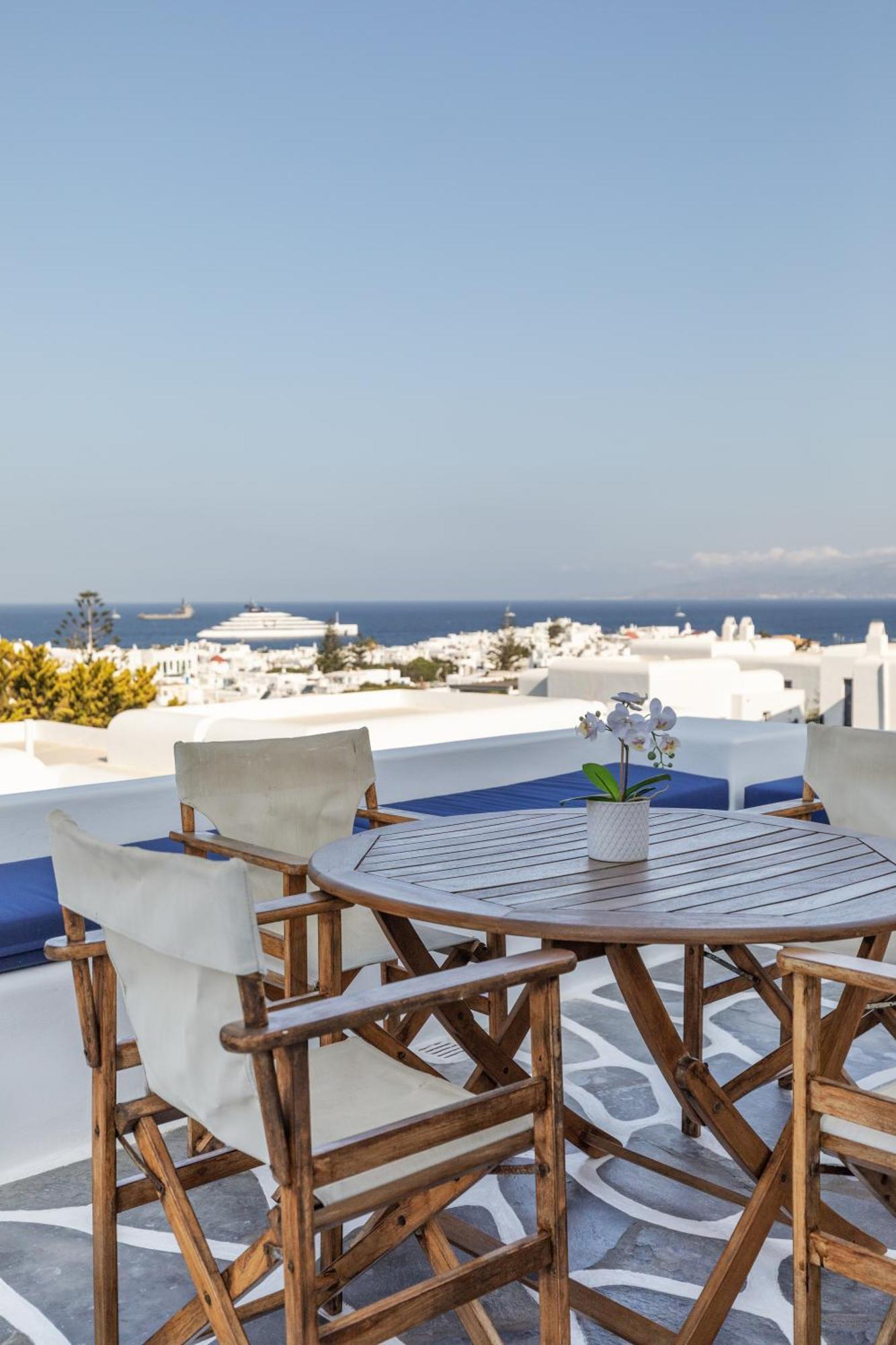 Callisti Mykonos Town With Pool View And Calypso Upper Floor With Sea View Zewnętrze zdjęcie